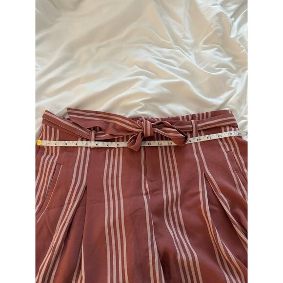 Torrid Womens Beachy Pink/Red Striped Shorts | Size 16 - Picture 9 of 9